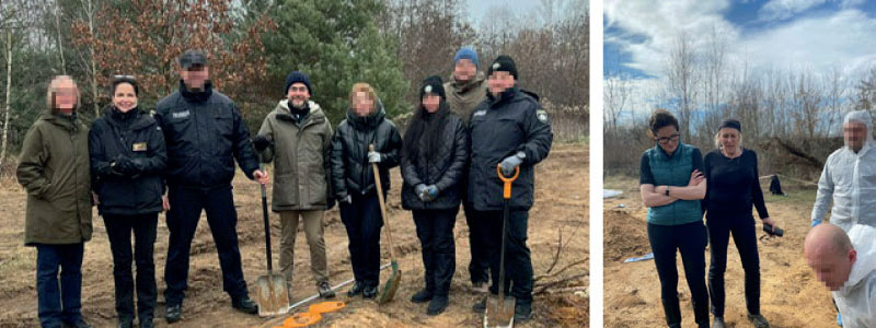 BAFS team members helping in Ukraine