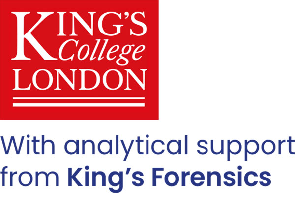 King's College London with analytical support from King's Forensics